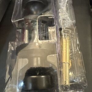 Kwikset Pismo Round‎ Matte Black Exterior Entry Door Knob Featuring SmartKey